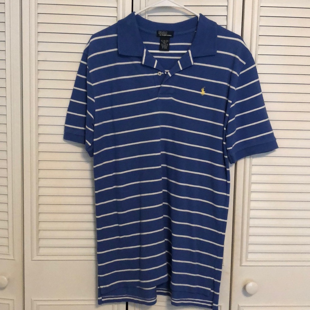 Blue Stripe Polo